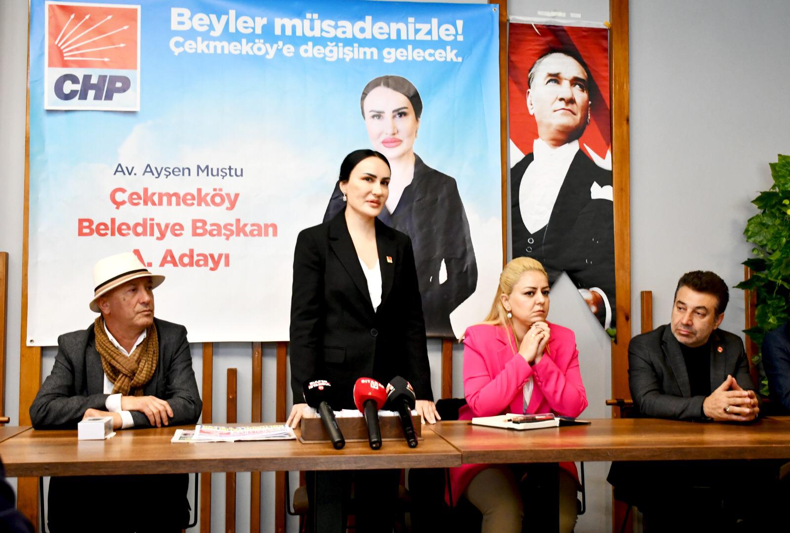CHP Çekmeköy Belediye Başkan Aday Adayı Ayşen Muştu, Gazetecilerle Buluştu