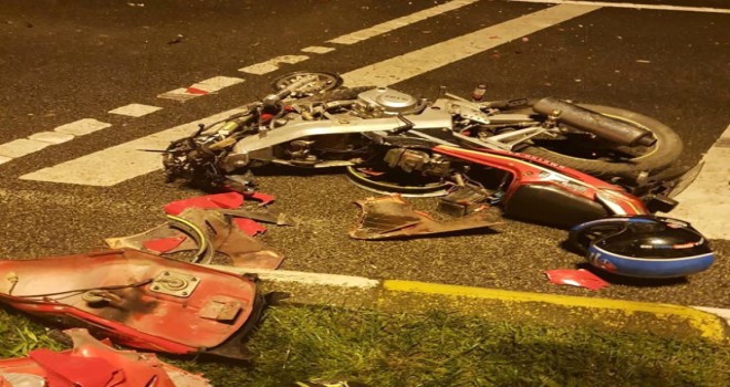 Motosiklet ile Otomobil Çarpıştı: 1 Yaralı