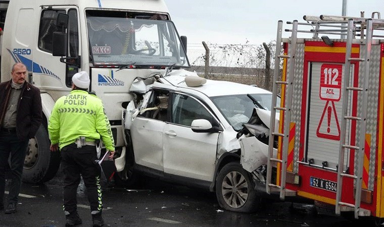 Ordu'da Zincirleme Kaza: 6 Yaralı
