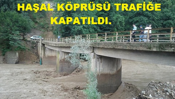 Sel Köprüyüde Vurdu