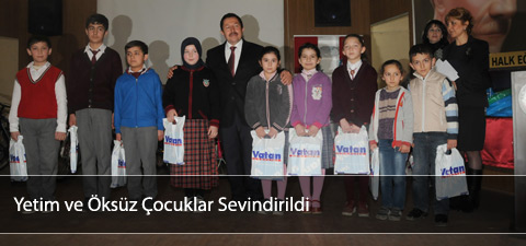 Yetim ve Öksüz Çocuklar Sevindirildi