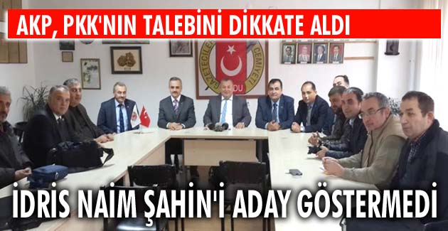 AKP, PKKnın talebini dikkate aldı