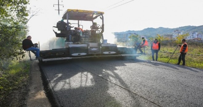 Fatsa'da OSB yolu asfaltlandı