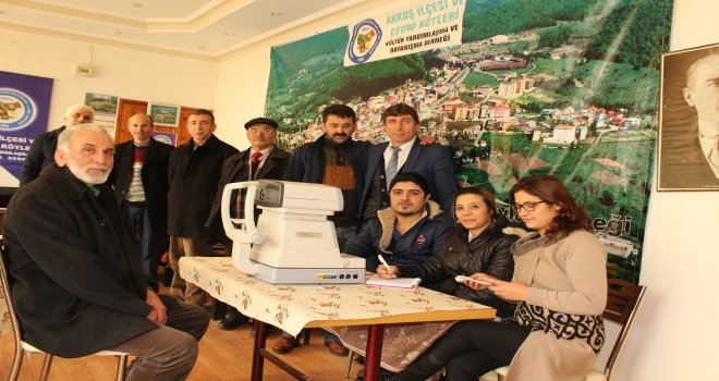 AKKUŞLULARDAN ÜYELERE ÜCRETSİZ GÖZ TARAMASI