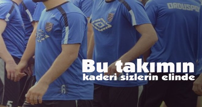 Bu takımın kaderi sizlerin elinde