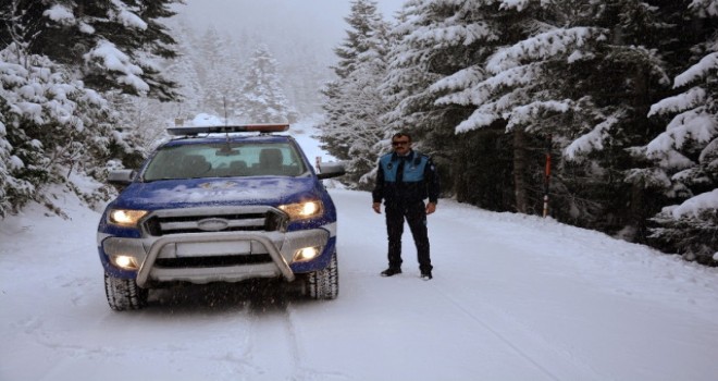 Ordu'da Fırtına Yerini Kar Yağışına Bıraktı