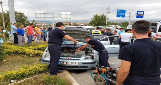 Erbaa'daki İki Ayrı Kazada 10 Yaralı