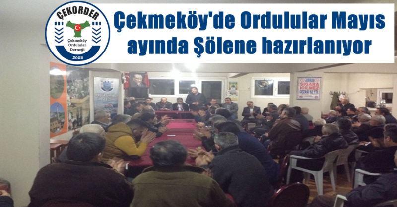 Çekmeköyde Ordulular Mayıs ayında Şölene hazırlanıyor