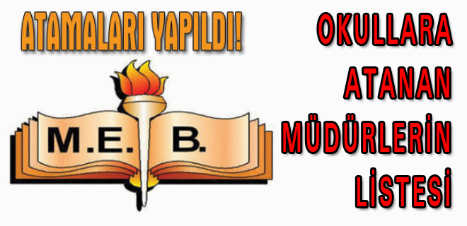 Orduda 138 Okula Müdür Atamaları Yapıldı