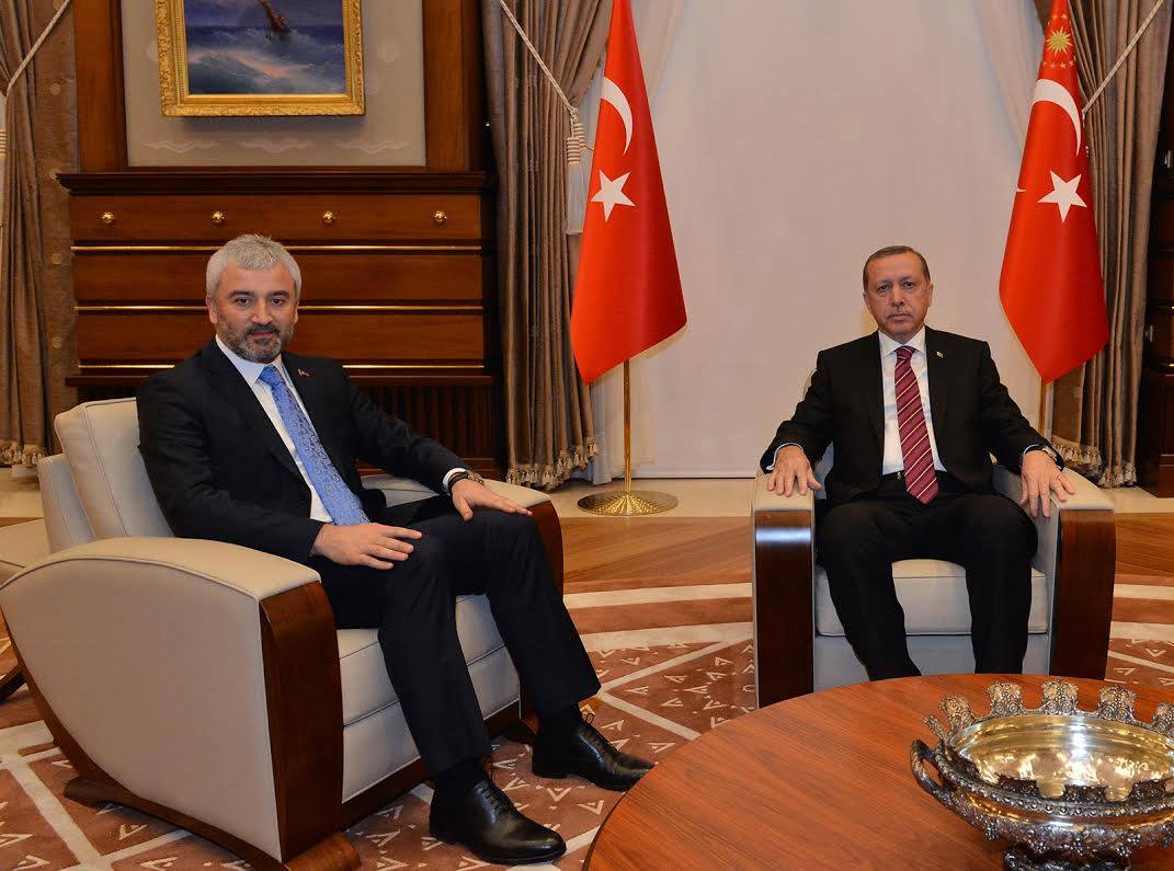 Enver YILMAZ Cumhurbaşkanı ile köşkte biraraya geldi.