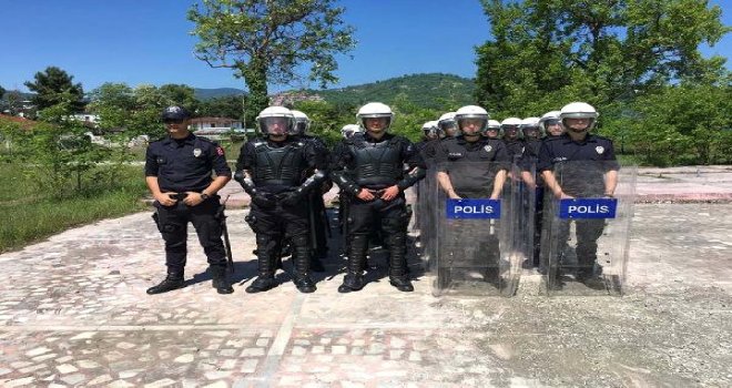Ordu'da Çevik Kuvvet Polislerine Nefes Kesen Eğitim