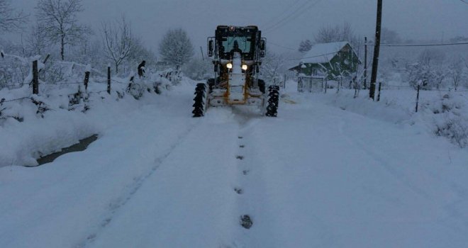 Ordu'da Kar Nedeniyle 531 Mahalle Yolu Ulaşıma Kapandı