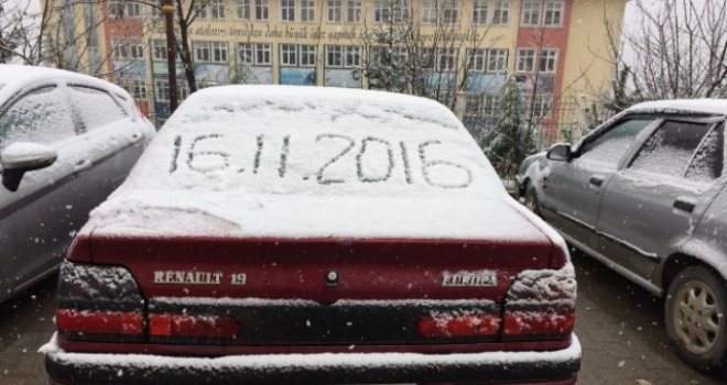Ordu'da Kar Yağışı Başladı