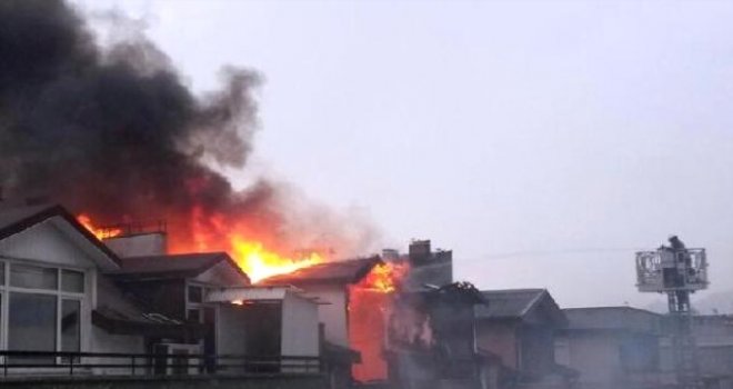 Ordu'da Tarihi Binada Yangın