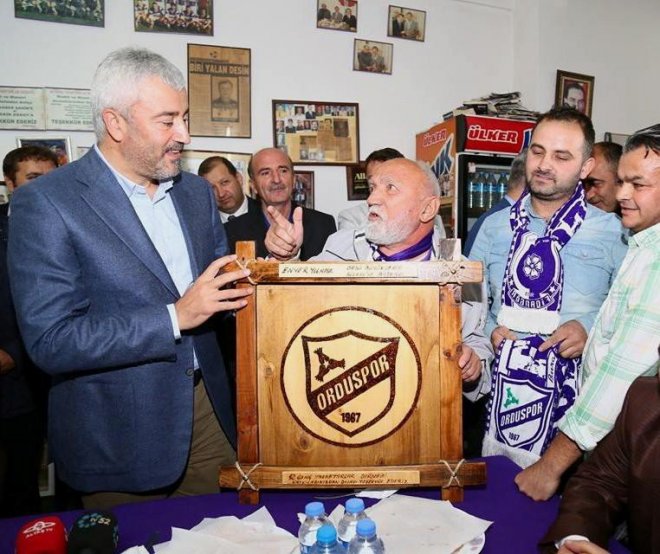 Orduspor lu Taraftarlardan Yılmaz a Teşekkürler