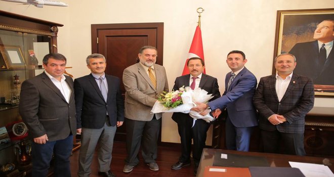 Veteriner Hekimler Odası Yönetiminden, Vali Balkanlıoğlu’na Ziyaret